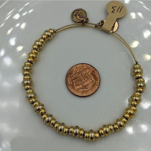 Alex and Ani Rafaleian Silver Nile Beaded Bracelet - Picture 2 of 8